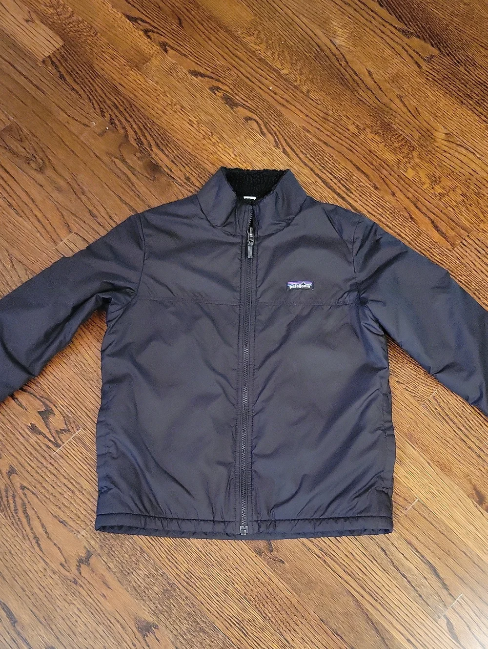 Patagonia Kids Black Reversible Jacket